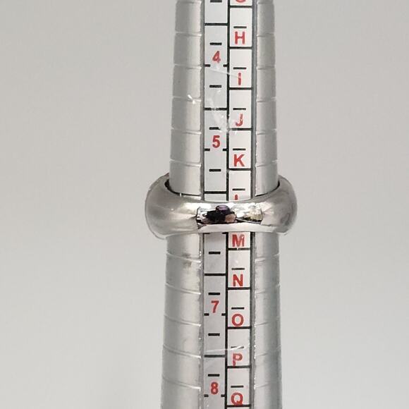 14k White Gold Tourmaline Colored Stones And Diamonds Ring Size 6 - Picture 5 of 8